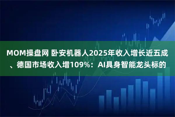 MOM操盘网 卧安机器人2025年收入增长近五成、德国市场收入增109%：AI具身智能龙头标的