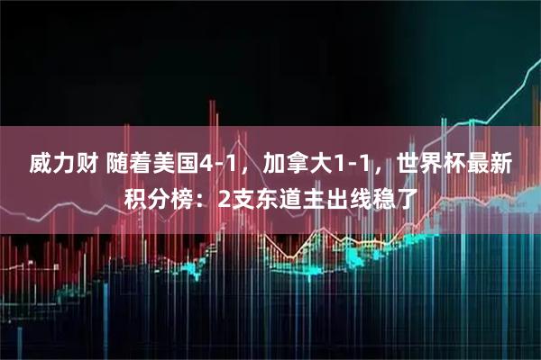 威力财 随着美国4-1，加拿大1-1，世界杯最新积分榜：2支东道主出线稳了