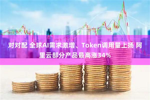 对对配 全球AI需求激增、Token调用量上扬 阿里云部分产品最高涨34%
