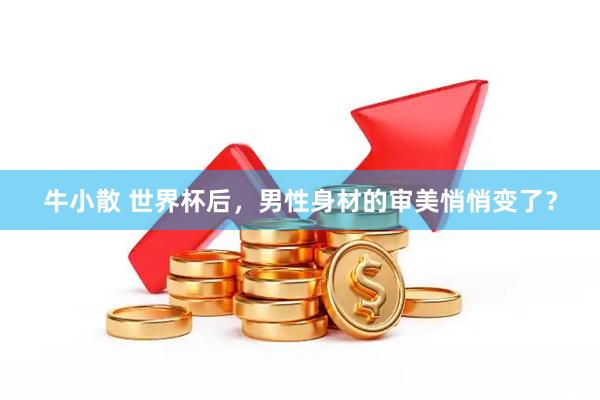 牛小散 世界杯后，男性身材的审美悄悄变了？